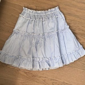 NWT!! Candy stripped blue skirt.